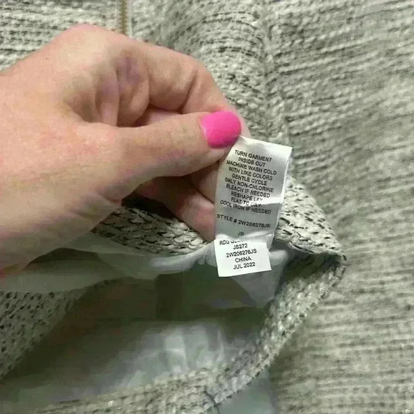 NWT Jaclyn Smith Wool Blend Tweed Moto Jacket Gold Accents Med Item#3K - Picture 9 of 10